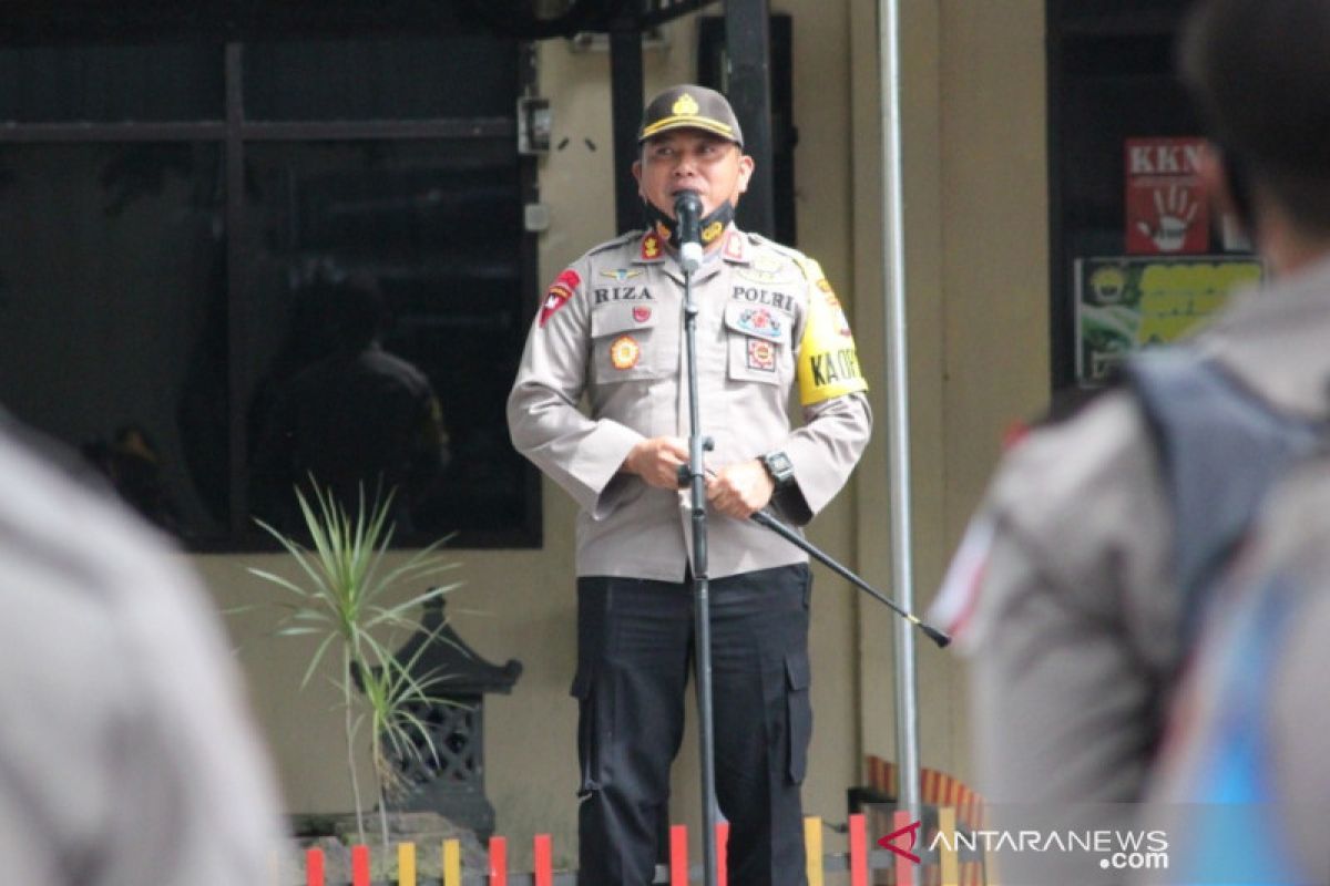 Polres Palu tegaskan tidak beri ijin keramaian perayaan tahun baru