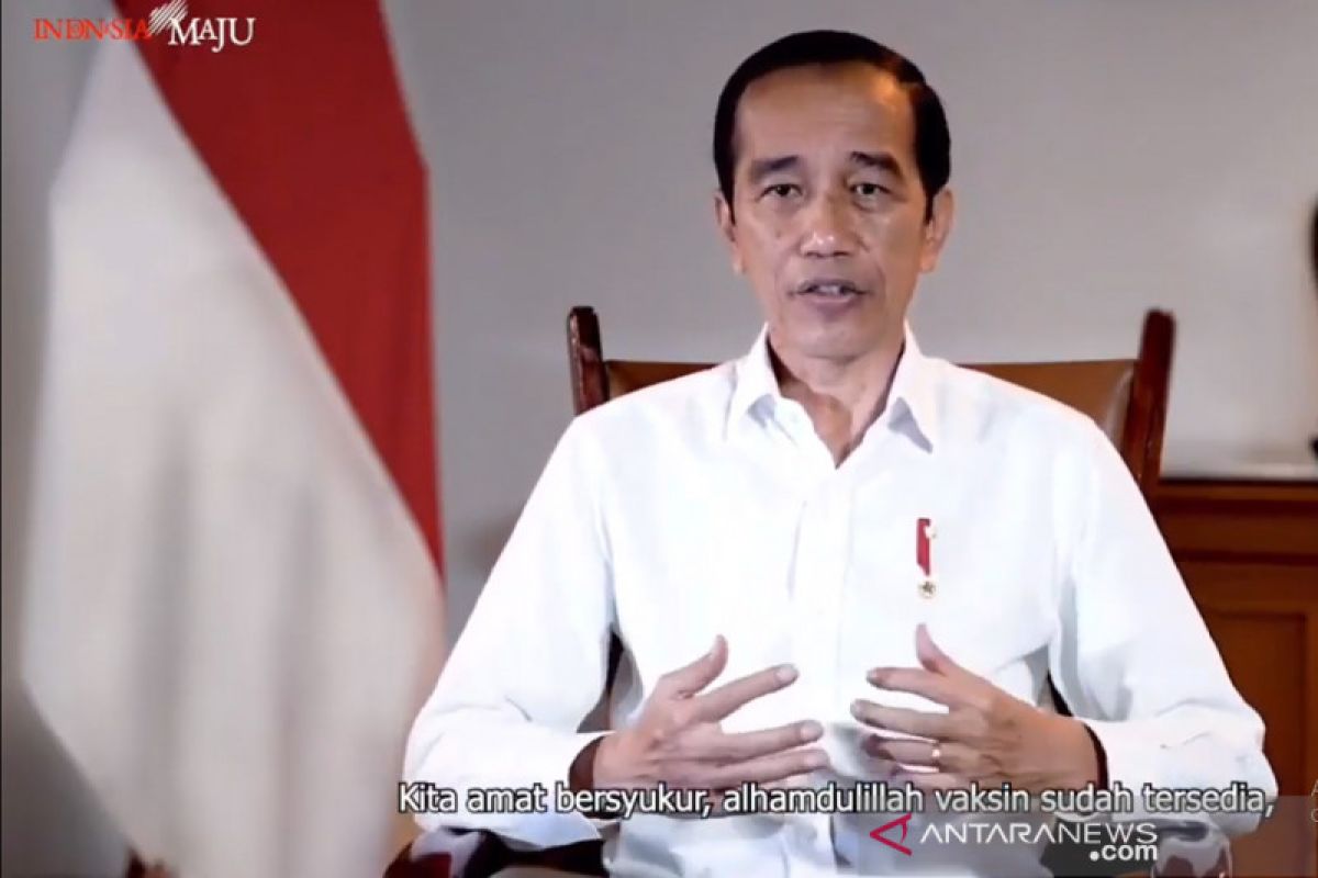 Presiden Jokowi jalani vaksinasi COVID-19