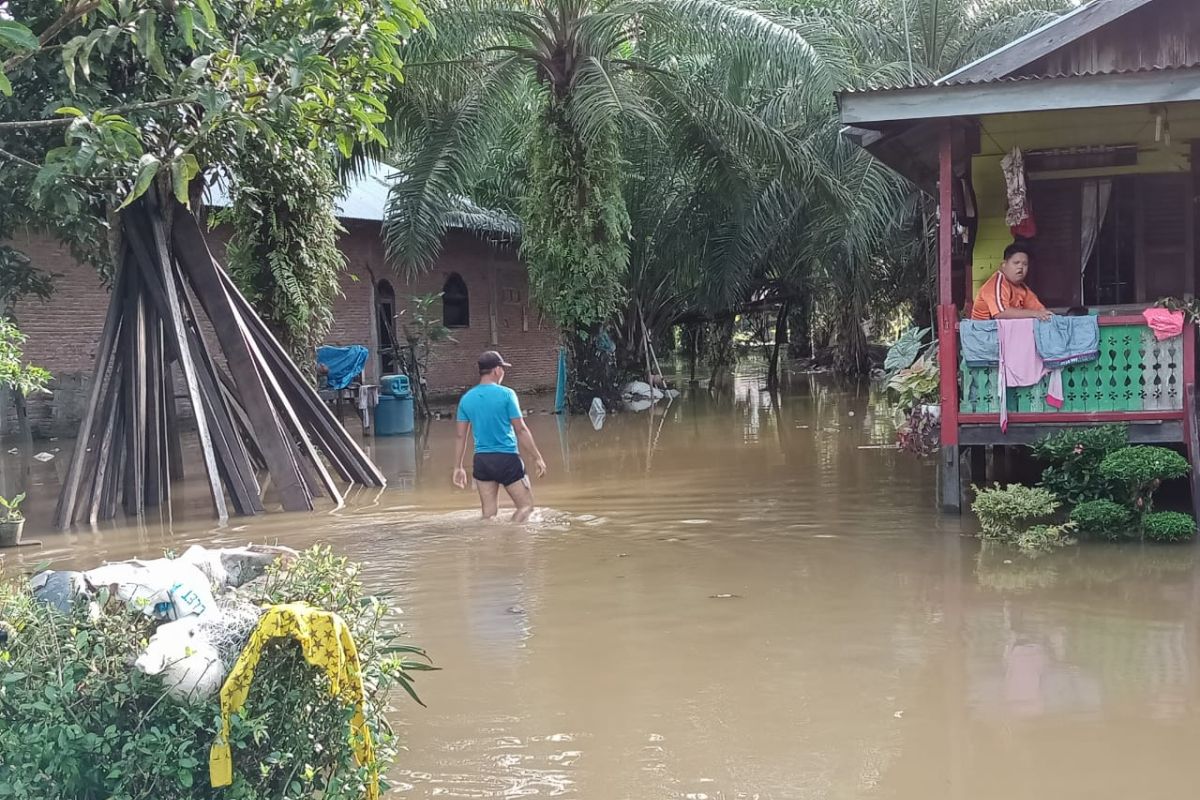 Banjir kiriman mulai genangi hilir Tamiang