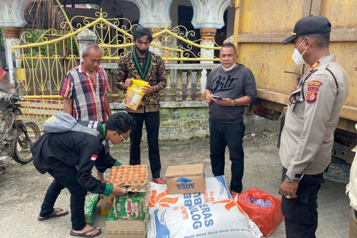 HMI salurkan sembako untuk korban banjir di Aceh Timur