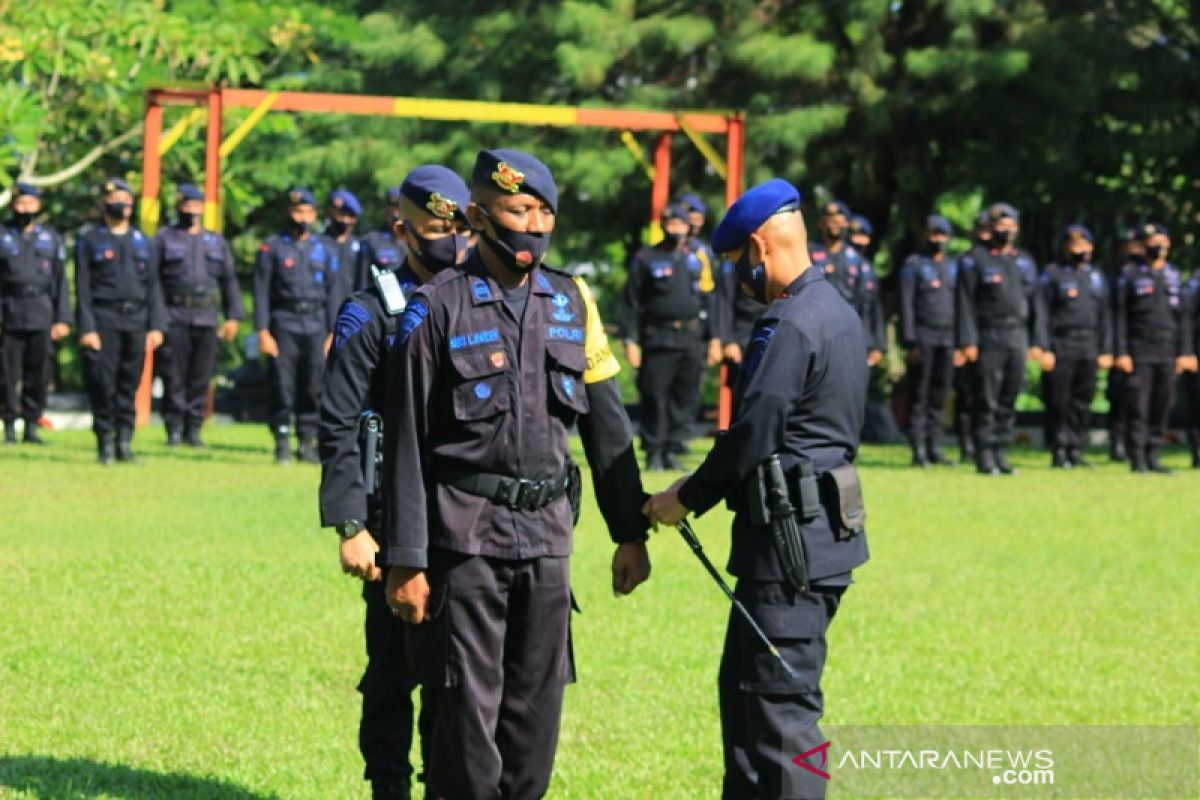 Polda Maluku BKO 100 personel Brimob ke Sulsel
