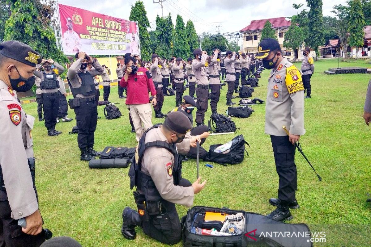 Polres Bartim kawal pendistribusian logistik pilkada