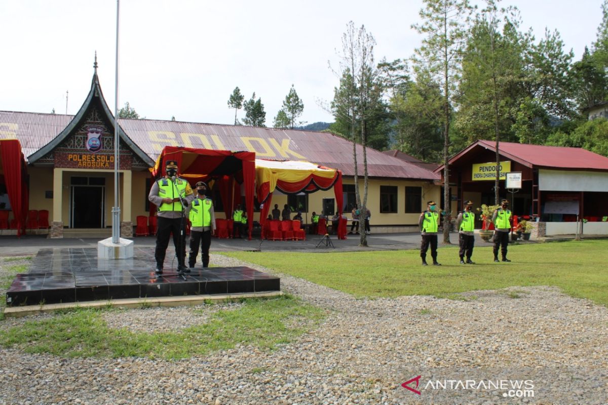 Sebanyak ini personel polisi disiapkan Polres Solok untuk amankan Pilkada 2020