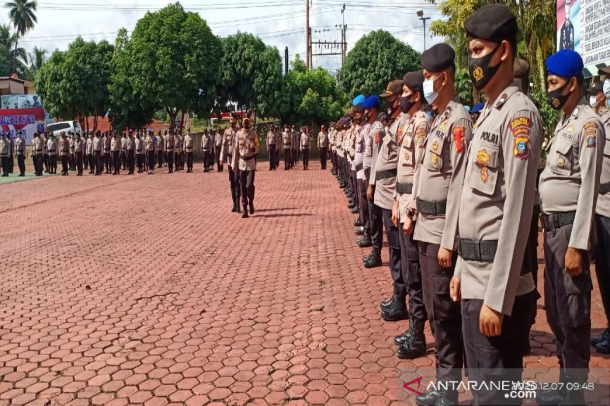 Pengamanan Pilkada, Polres Madina  turunkan 400 personel