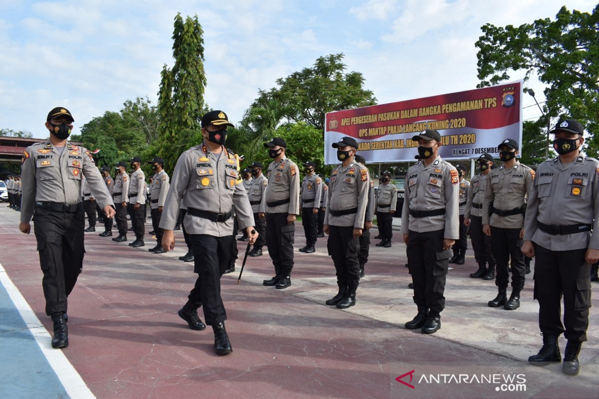 293 personel Polres Inhu siap amankan Pilkada