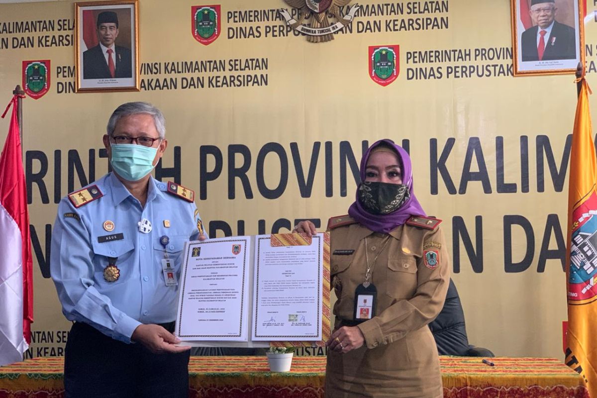 Dispersip dan Kanwil Kemenkumham kerja sama layanan perpustakaan