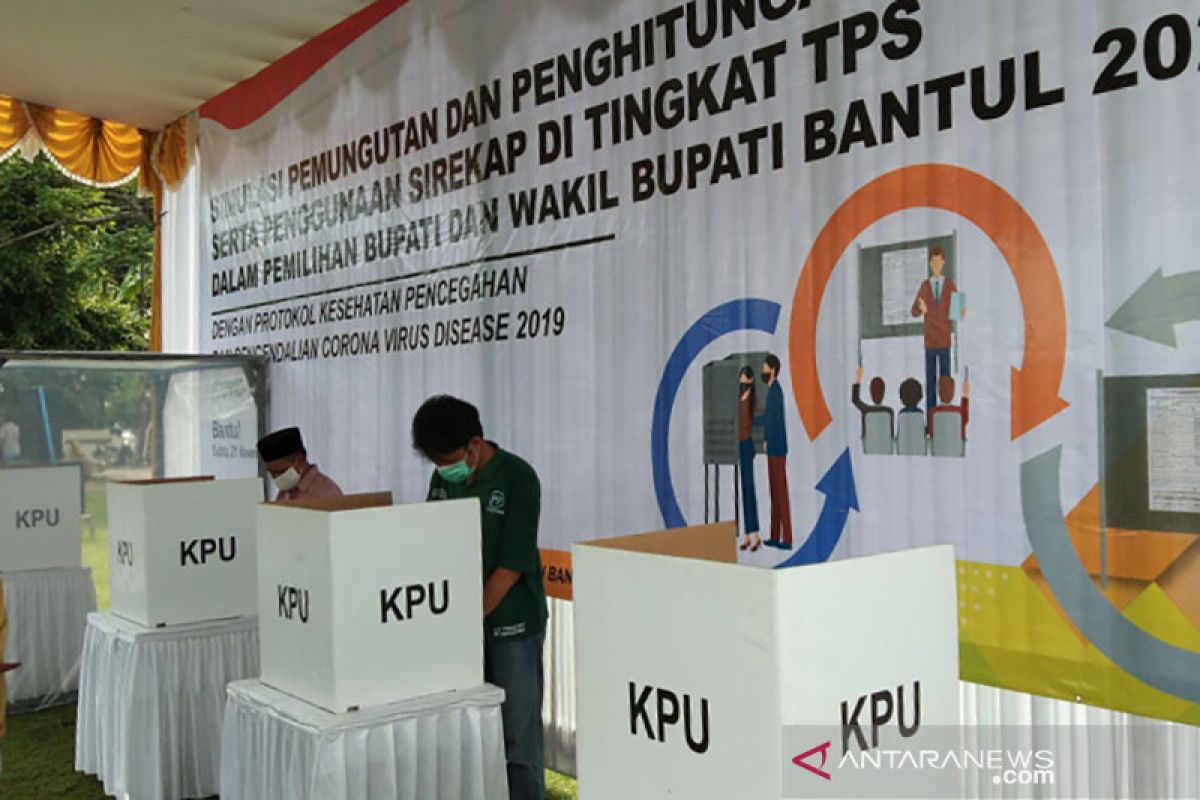 KPU Bantul optimis pelaksanaan pilkada aman dari penyebaran COVID-19