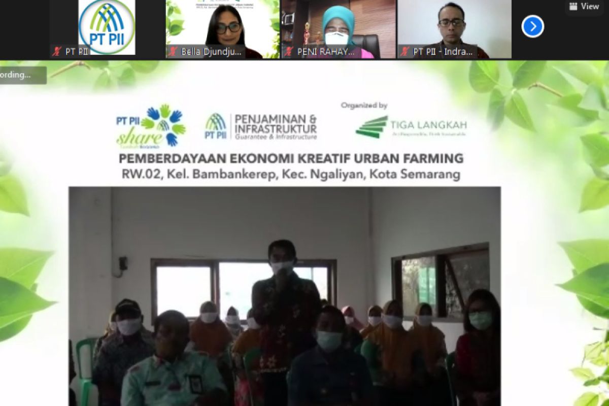 Berdayakan ekonomi kreatif, PII beri pelatihan "urban farming" warga Semarang