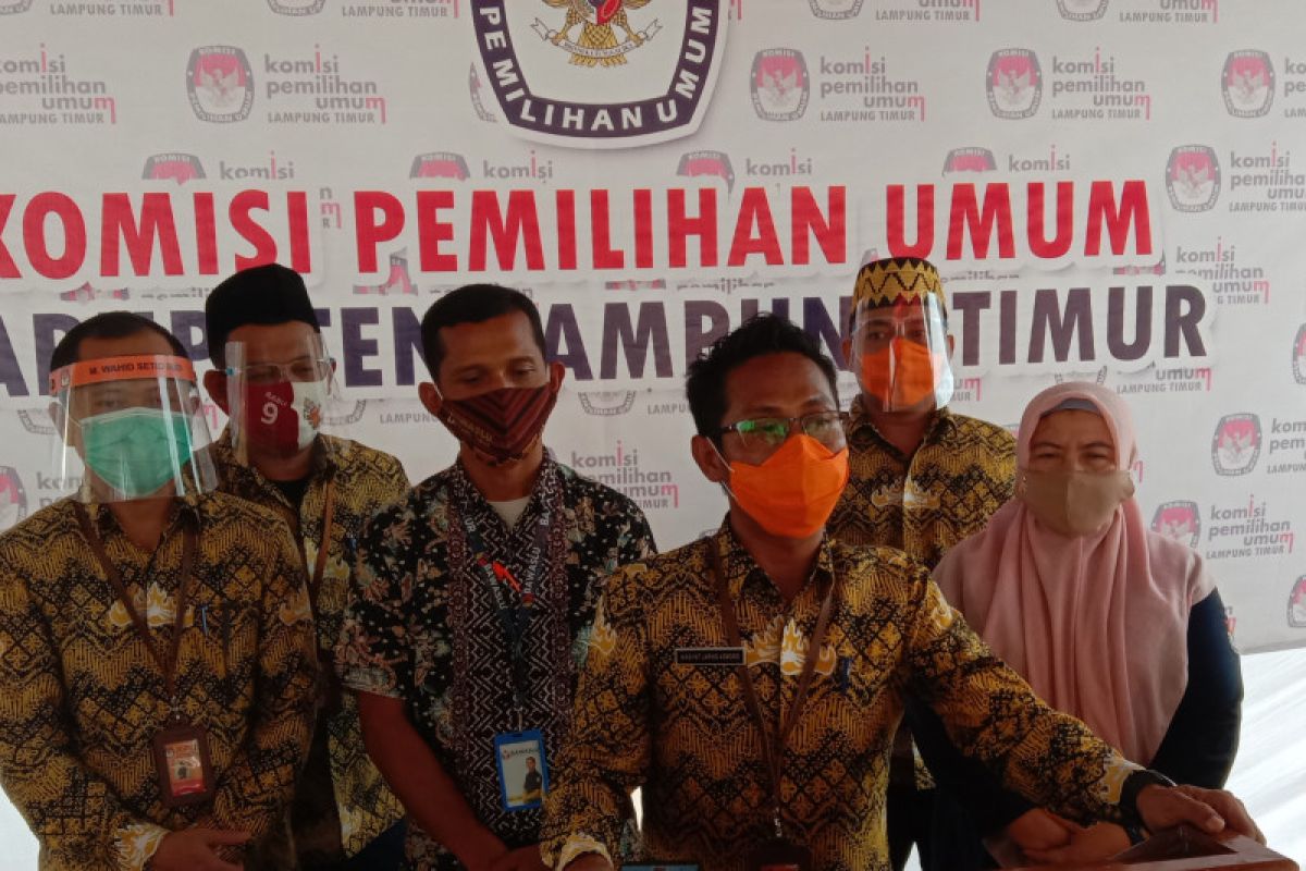 KPU Lampung Timur jelaskan tata cara mencoblos di TPS dalam masa pandemi COVID-19
