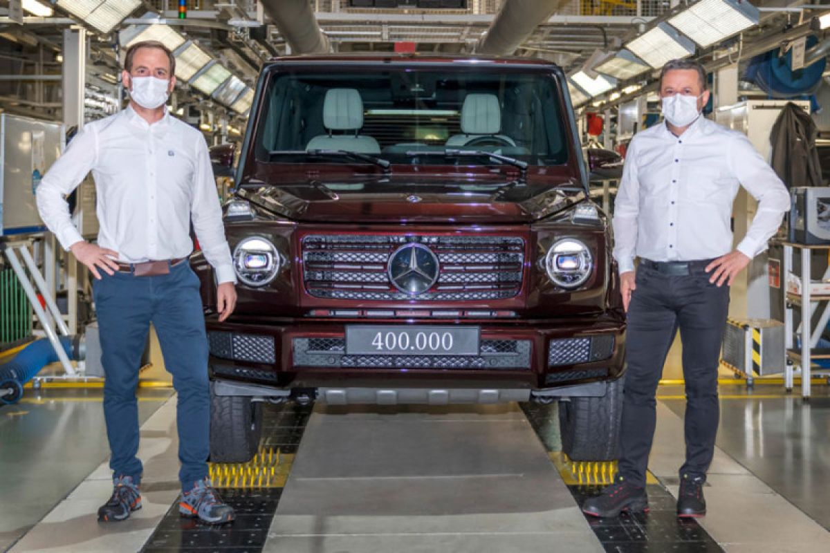 Mercedes-Benz produksi  ikon "off-road" G-Class ke-400.000