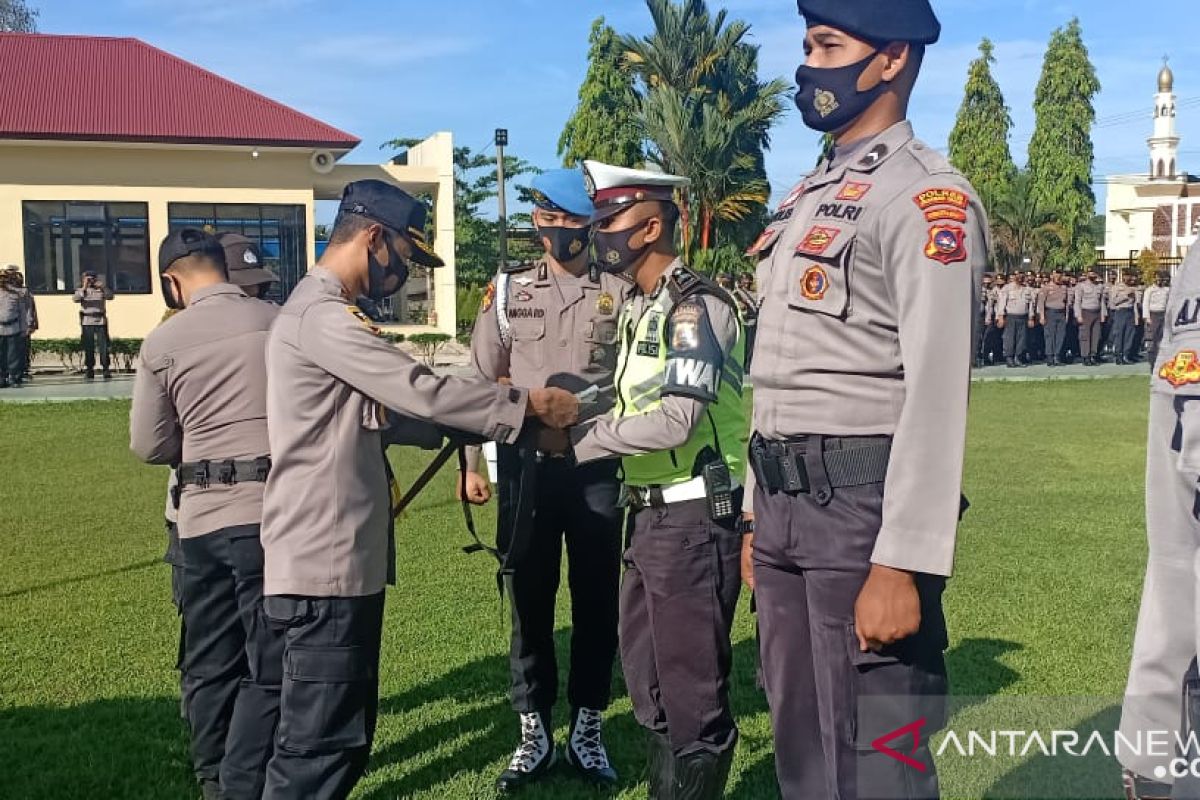 Polres Pasaman Barat turunkan 395 personil amankan TPS Pemilu 2020