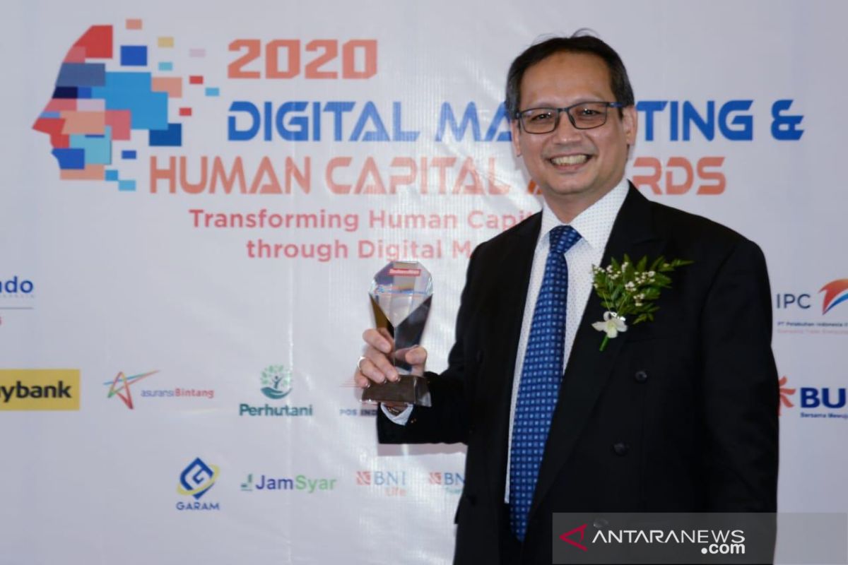 BPJAMSOSTEK sabet dua penghargaan di ajang Digital Marketing & Human Capital Award 2020