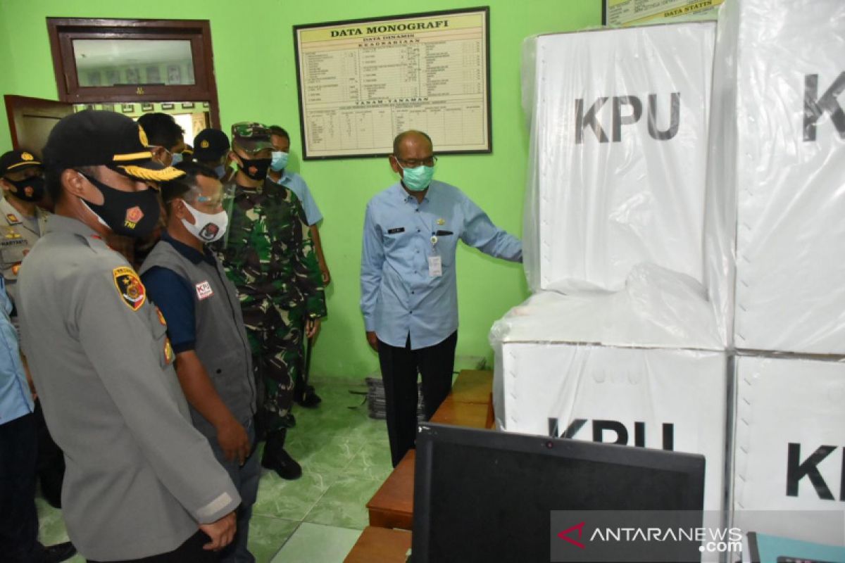 Bantul cek kesiapan logistik pilkada terdistribusikan ke desa