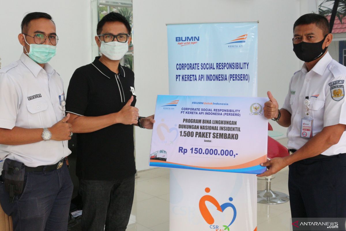 KAI salurkan dana CSR Rp27 miliar pada 2020