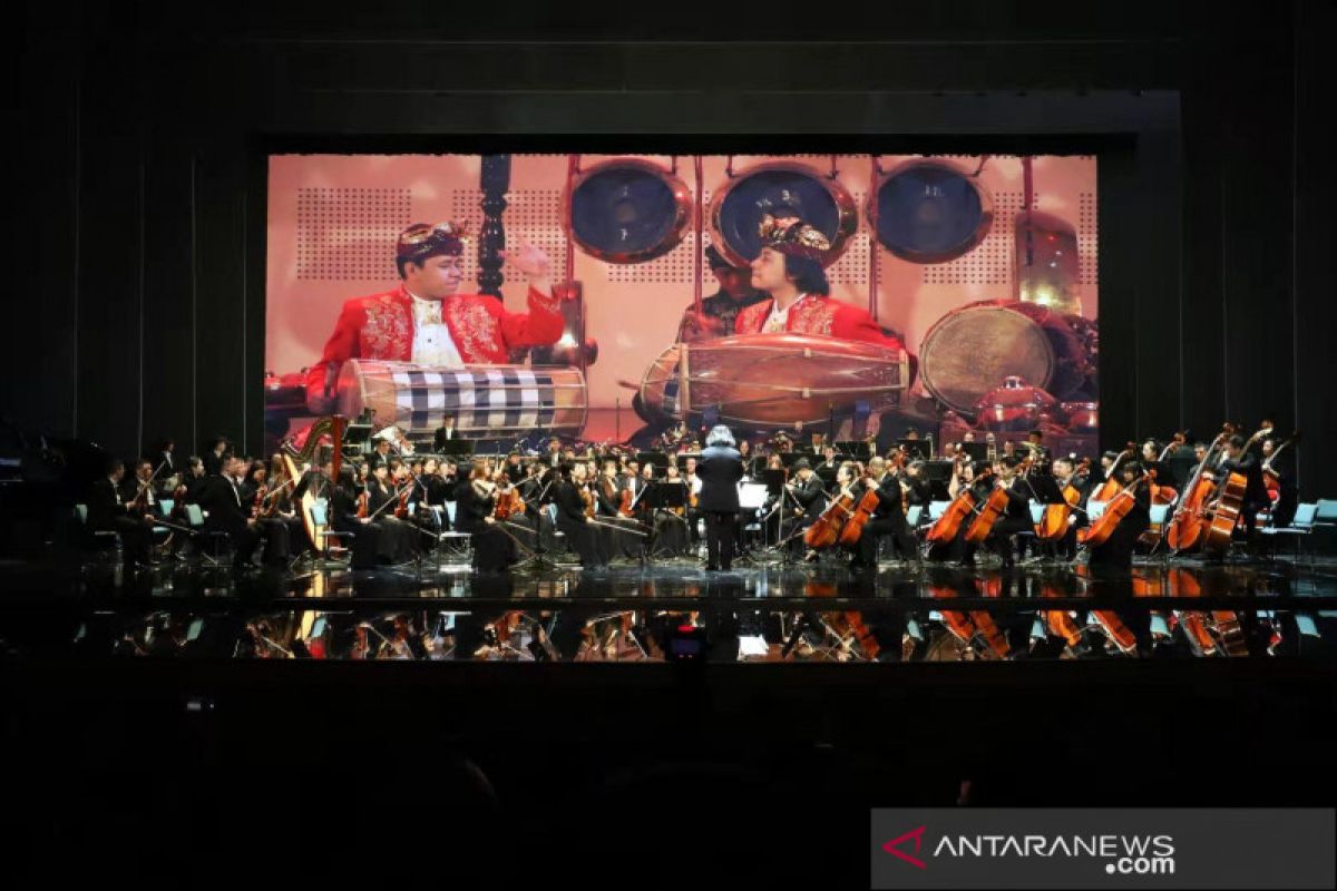 Kolaborasi Gamelan Wonogiri-Guangxi Orchestra tampil di Guilin