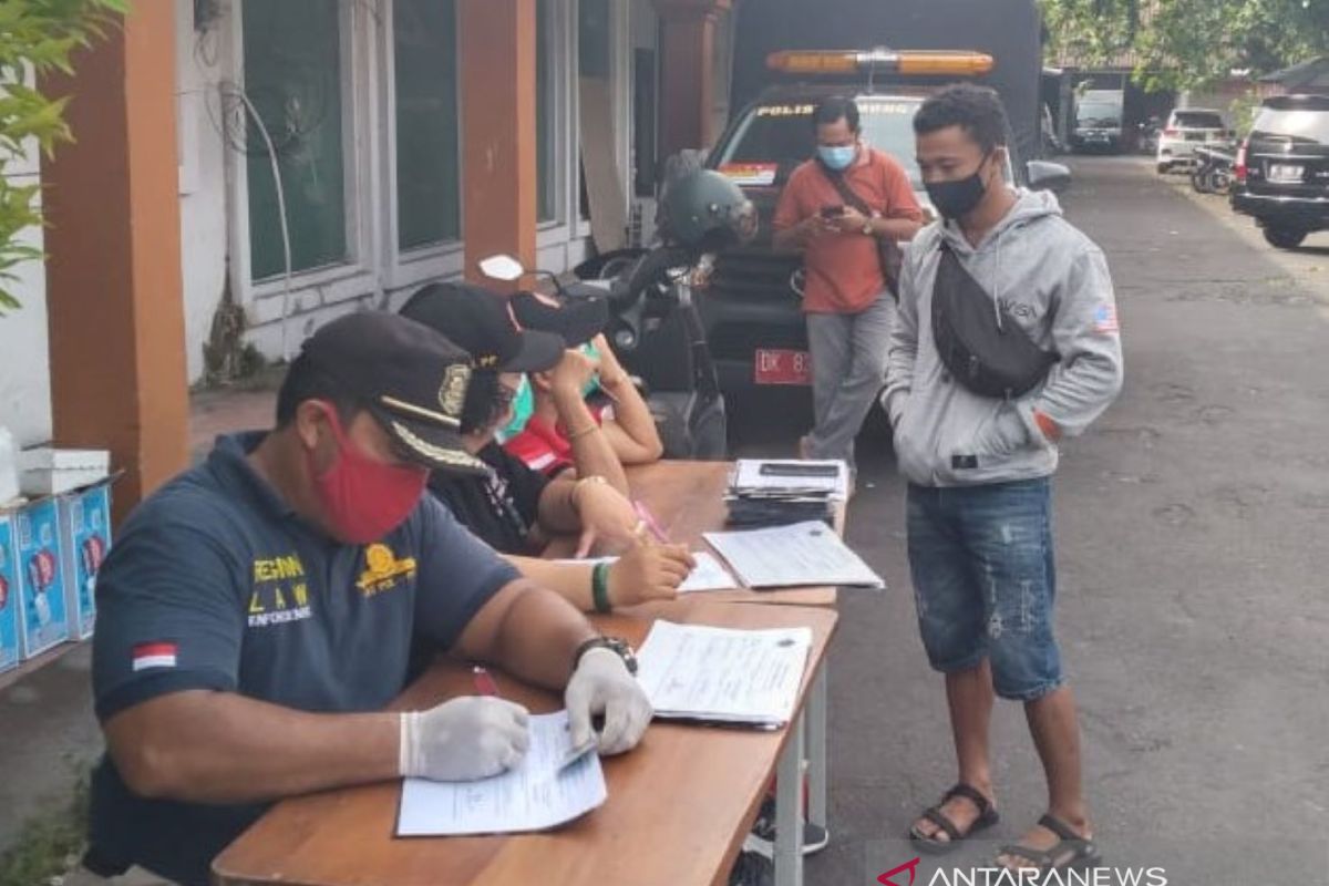 Tim Yustisi Denpasar dapati 16 pelanggar protokol kesehatan