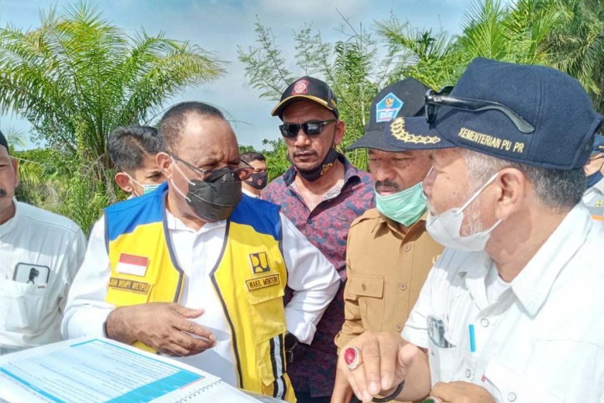 Wakil Menteri PUPR tinjau kondisi bencana banjir di Aceh Utara