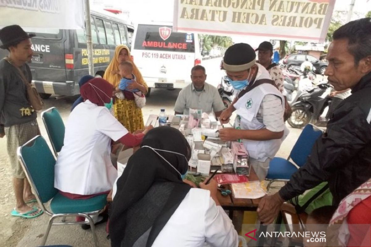 Korban banjir di Aceh Utara keluhkan gatal-gatal dan ISPA