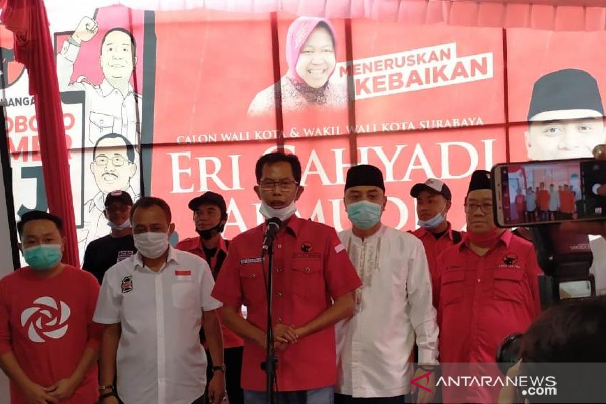 Tim Eri-Armuji persilakan Machfud-Mujiaman gugat Pilkada Surabaya ke MK