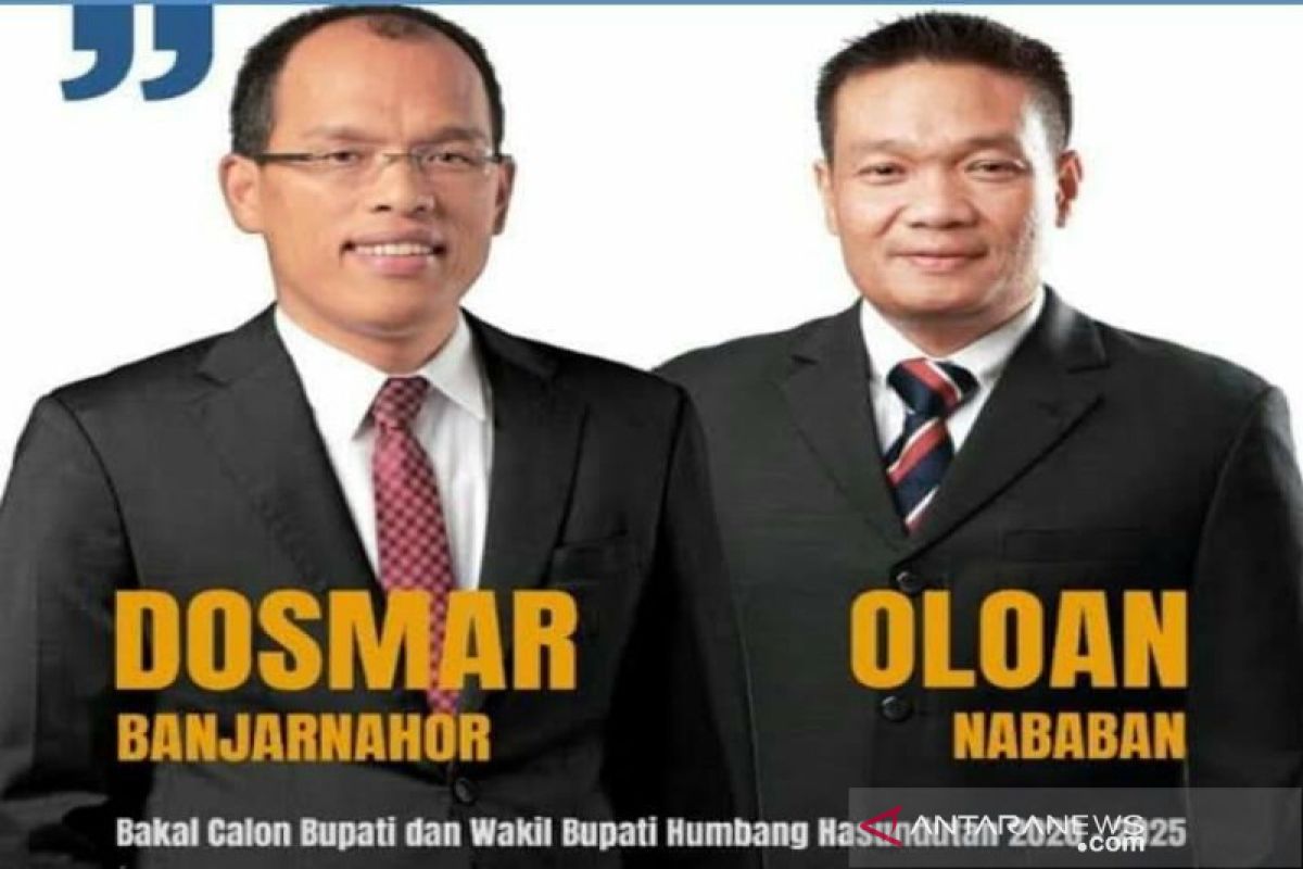 Dosmar-Oloan kalahkan kolom kosong di Pilkada Humbahas versi desk pilkada