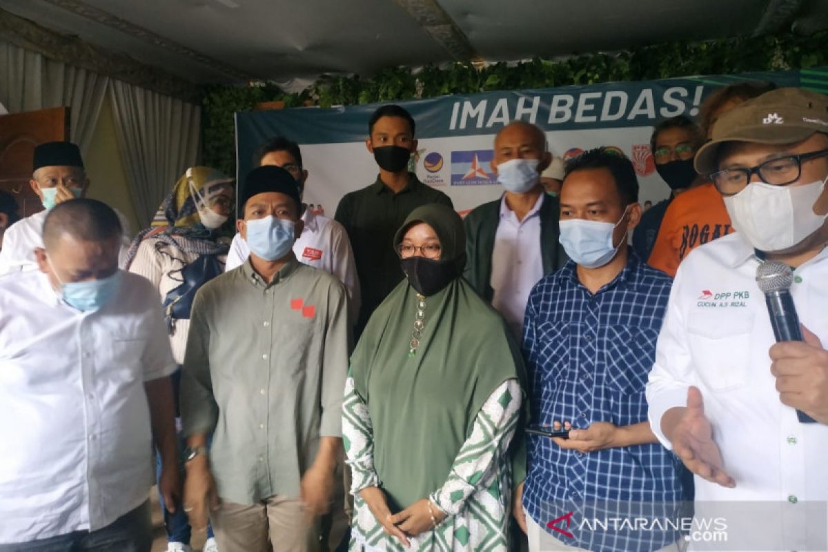 Laman KPU, Dadang-Syahrul Gunawan unggul sementara Pilbup Bandung