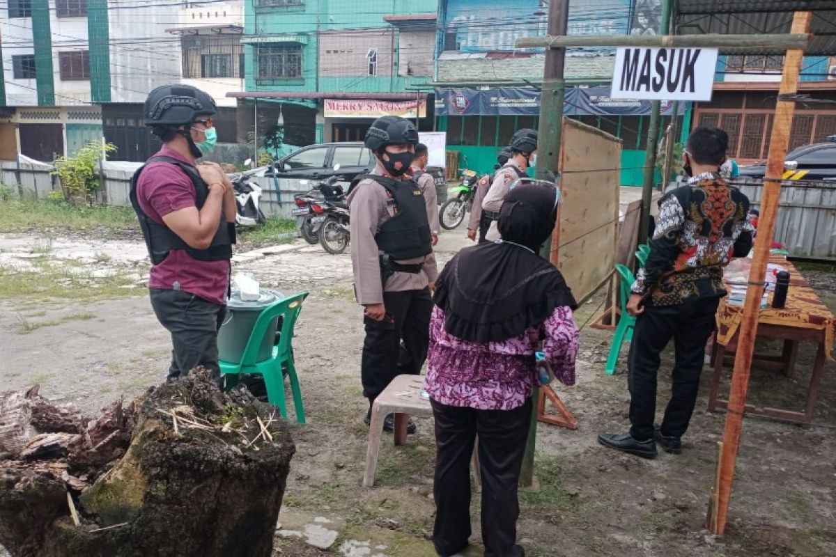 Kapolres Binjai tinjau pengamanan TPS