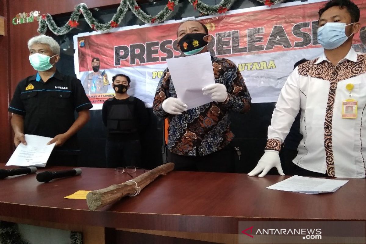 Pukulkan kayu balok ke kepala Ibu kandungnya hingga tewas, Anak sulung ini diringkus polisi