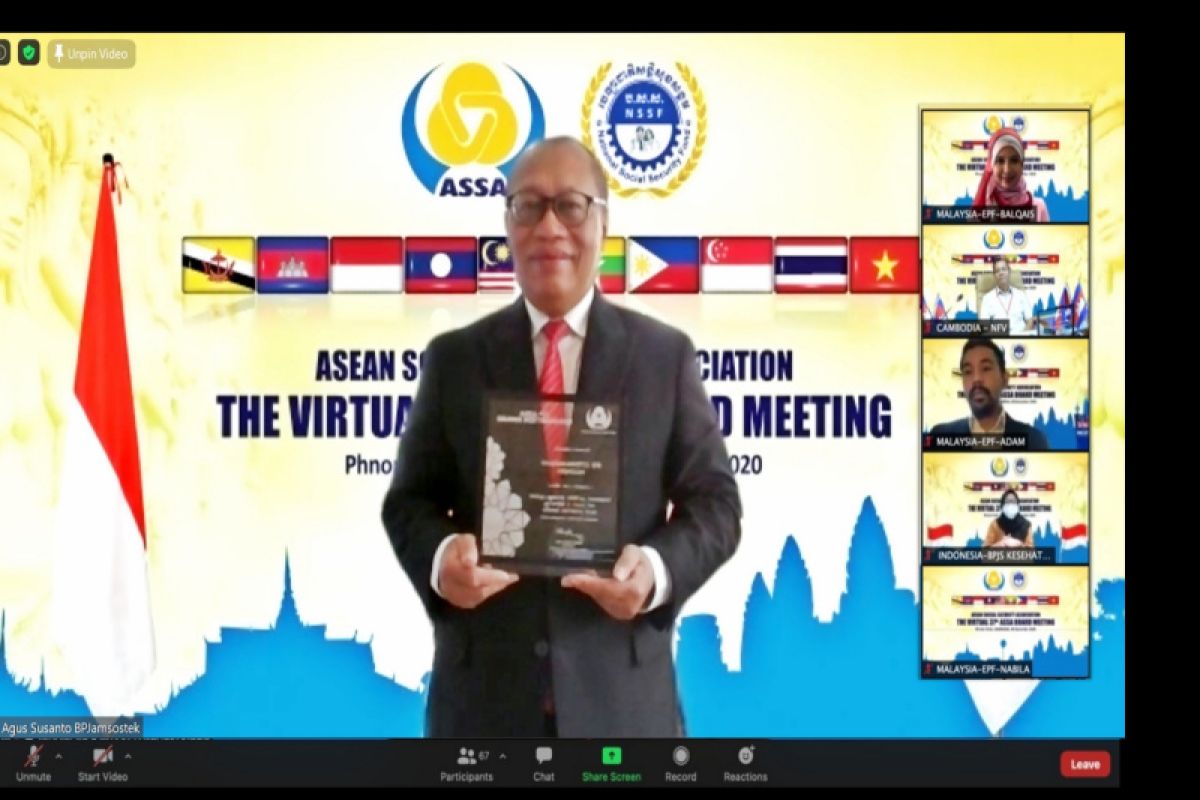 Investasi BPJAMSOSTEK dianugerahi Governance Award oleh organisasi jaminan sosial se-ASEAN