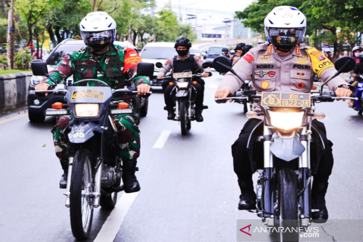 Kapolresta dan Dandim Banjarmasin gelar patroli gabungan ciptakan pilkada kondusif