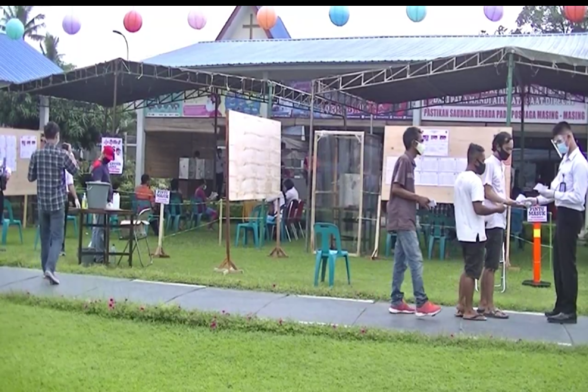 413 narapidana Binjai pergunakan hak pilih dengan terapkan protokol kesehatan