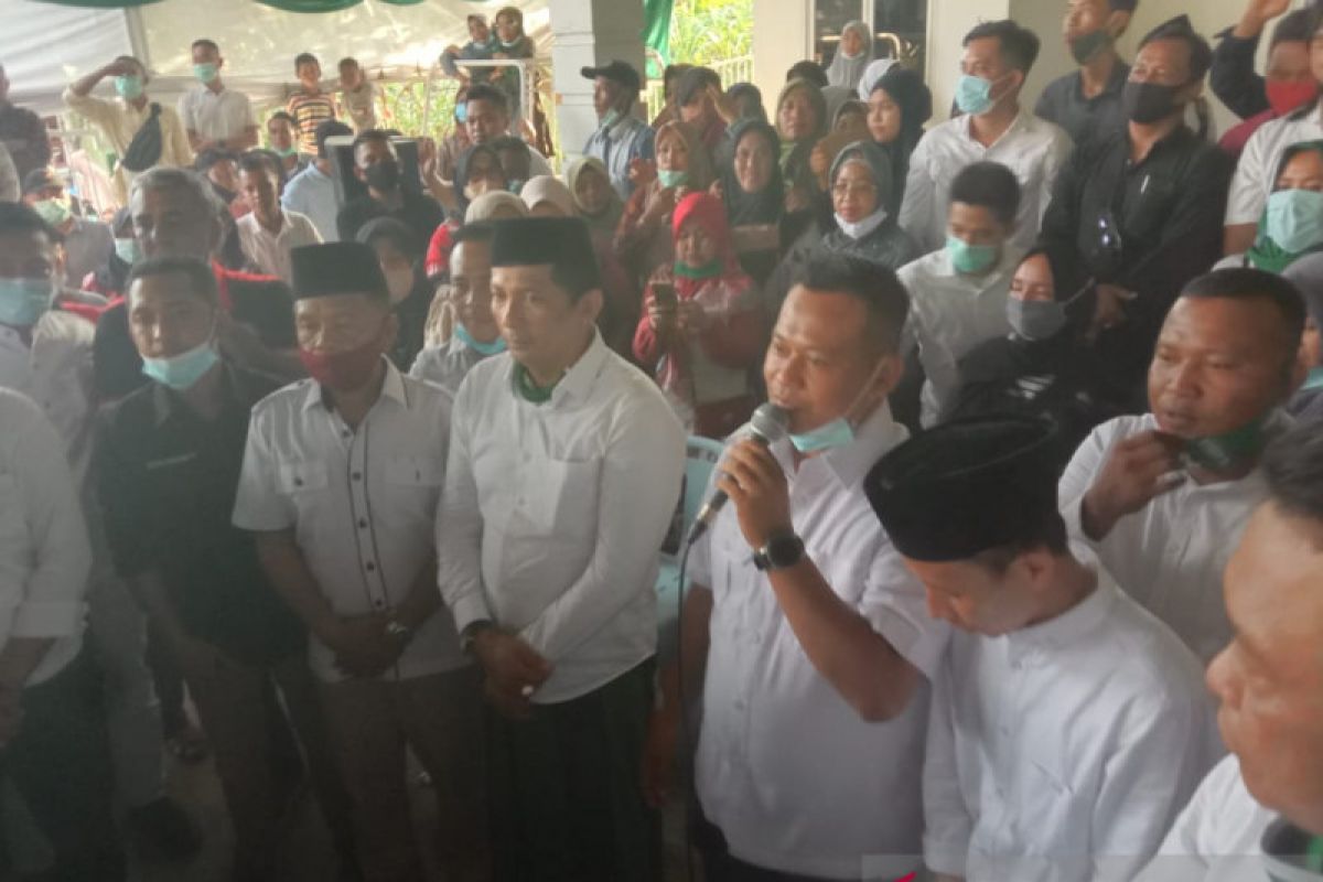 Masih perhitungan sementara, Hery - Khozin akui kemenangan pasangan nomor 1