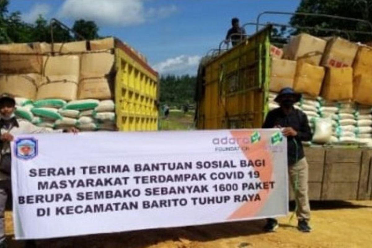 AMC bagikan 3 ribu paket sembako untuk 16 desa di Kalteng