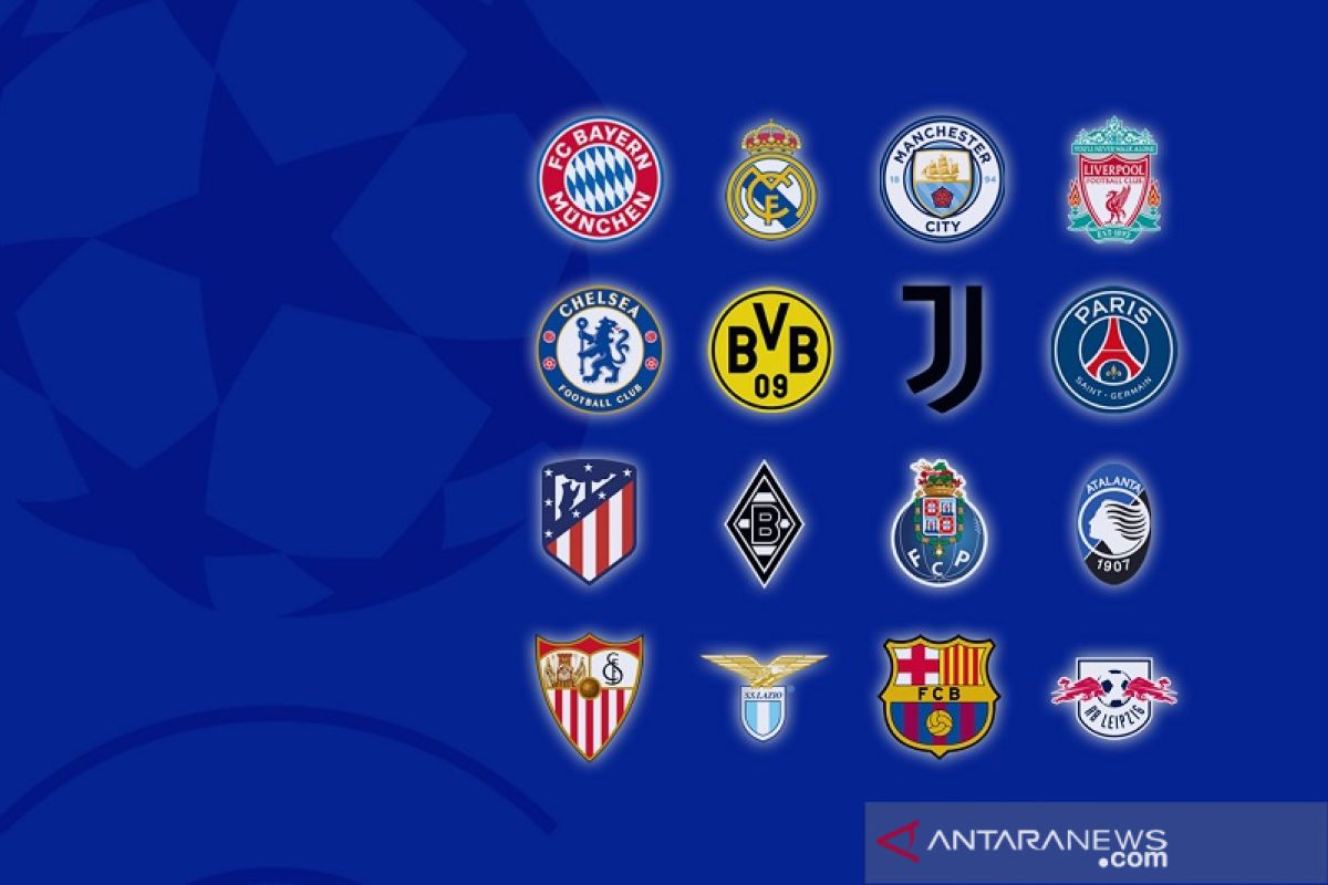 Ini profil tim-tim 16 besar Liga Champions