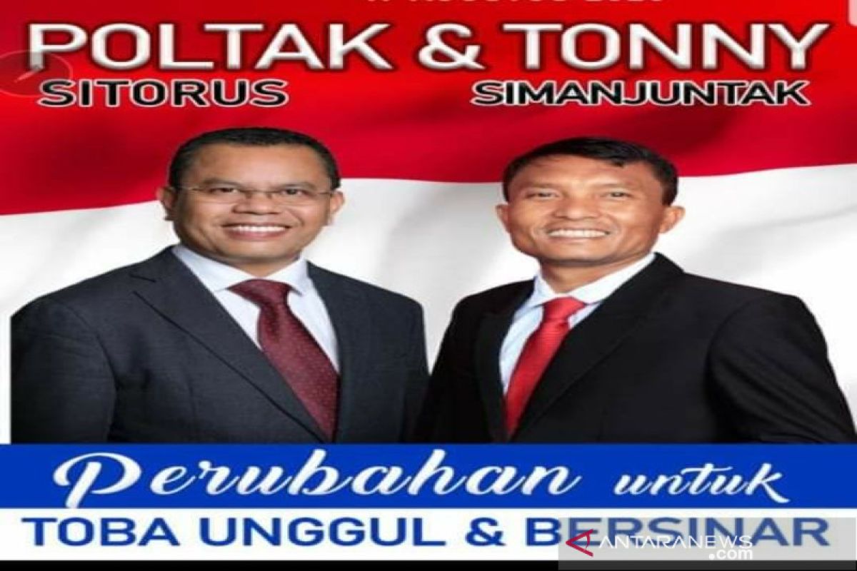 Poltak-Tonny pimpin perolehan suara pilkada Toba versi KPU