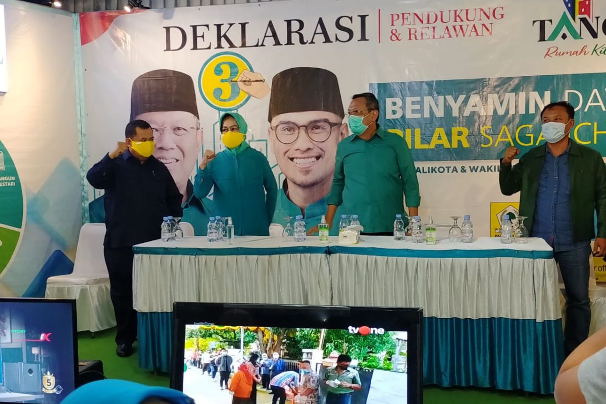 Benyamin-Pilar unggul di 4 lembaga quick count