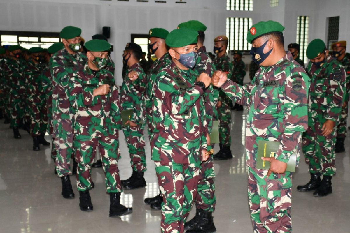 Personel Kodam I/BB di-BKO ke Kodam  XVII/Cenderawasih