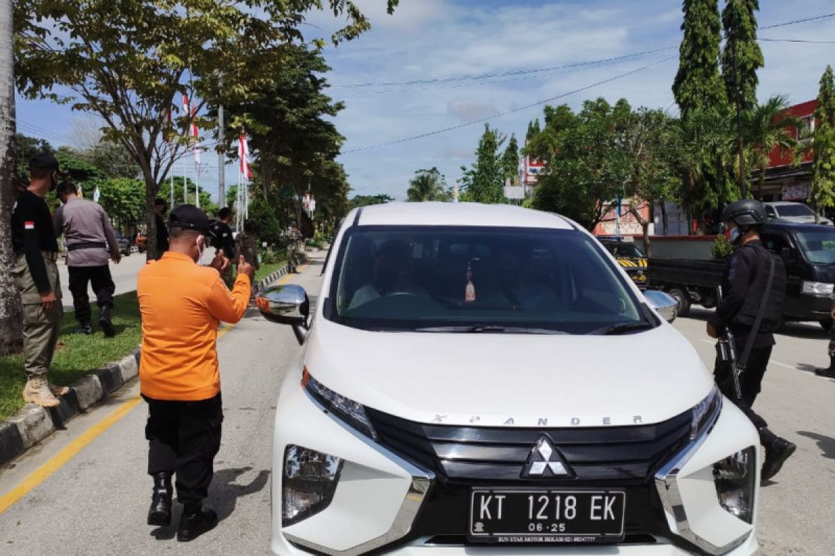 Belasan warga Paser terjaring operasi Yustisi Penegakan COVID-19