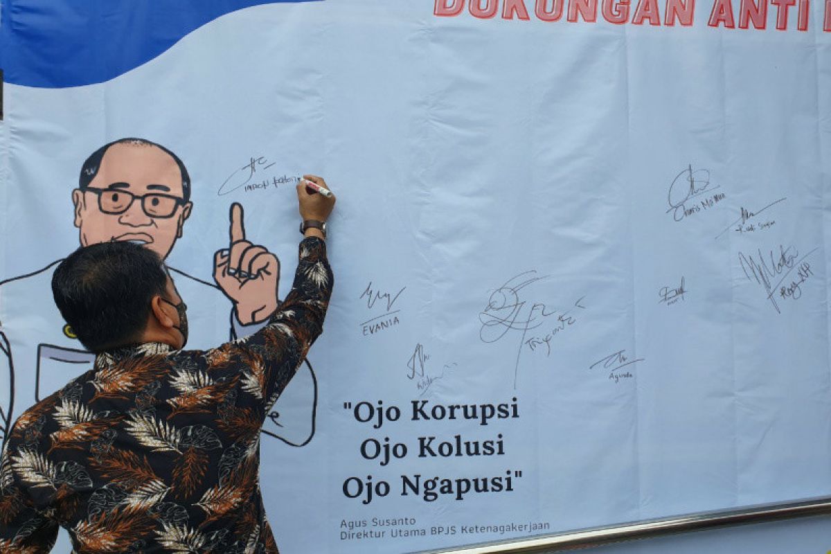 BPJAMSOSTEK Semarang Majapahit berkomitmen ciptakan lingkungan bebas korupsi