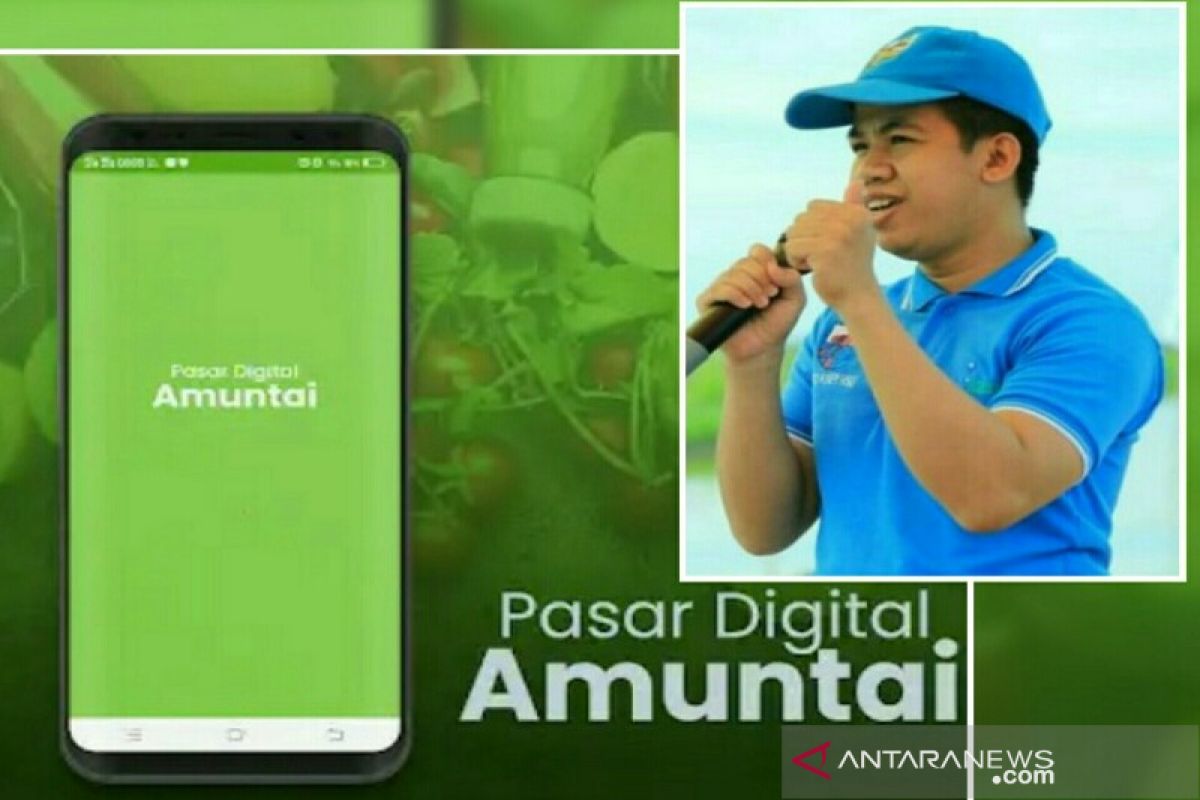 KNPI dan Bank Kalsel Luncurkan Aplikasi Pasar Amuntai