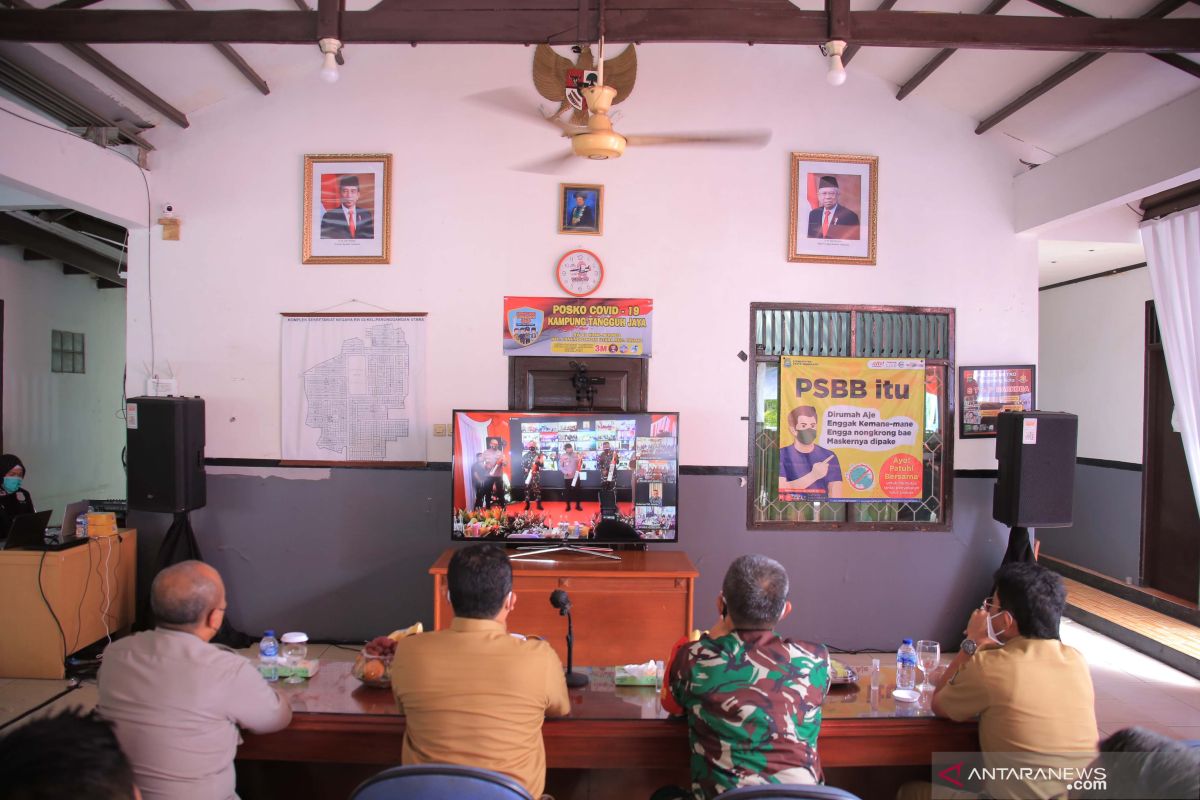 Kampung Tangguh Jaya di Tangerang diharapkan tekan penyebaran COVID-19