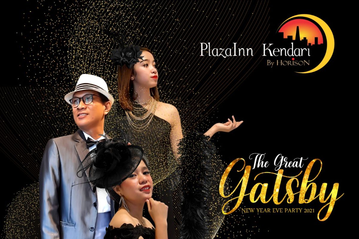 Meriahkan Malam Tahun Baru, Plazainn Kendari Usung Tema "The Great Gatsby"