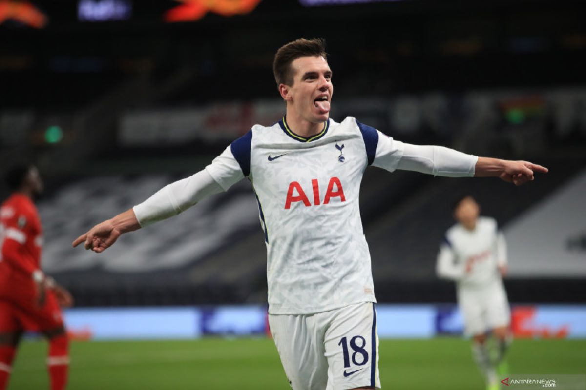 Tottenham rebut puncak klasemen Grup J Liga Europa usai bantai Royal Antwerp