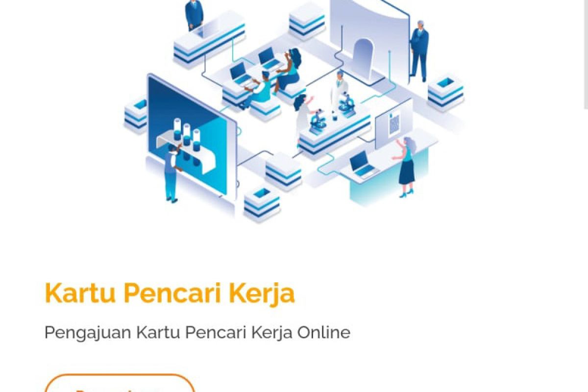 Pengajuan pembuatan kartu pencari kerja di Kota Yogyakarta dilayani daring