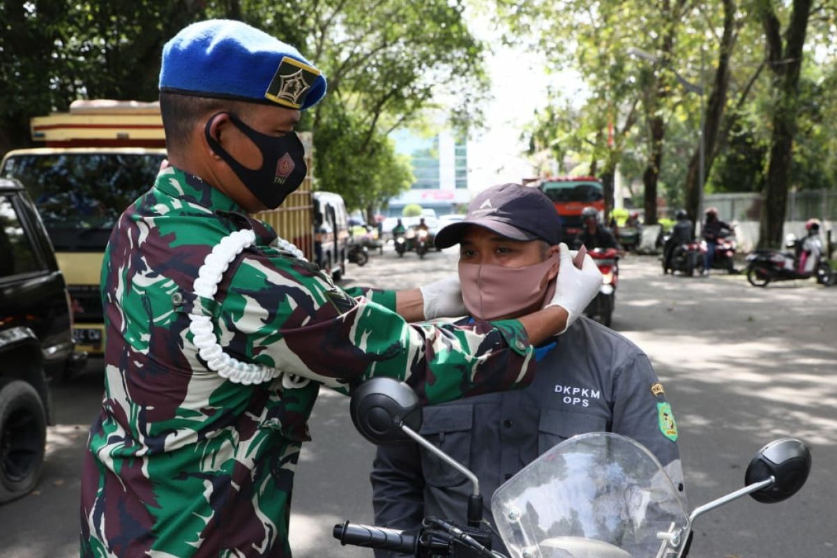 Pomdam I/BB  gelar operasi pendisiplinan protokol kesehatan