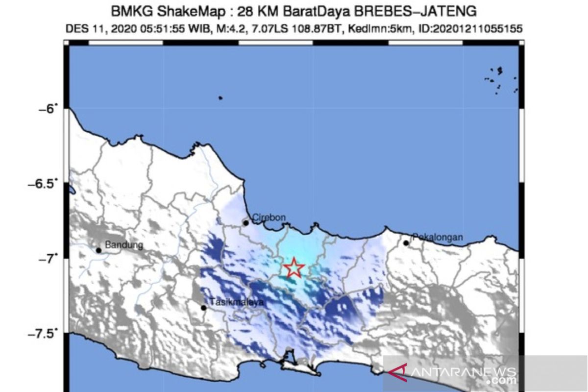 Masyarakat perlu waspadai aktivitas Sesar Brebes