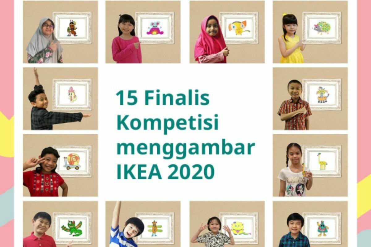 15 anak bangsa wakili Indonesia di Kompetisi Menggambar IKEA 2020