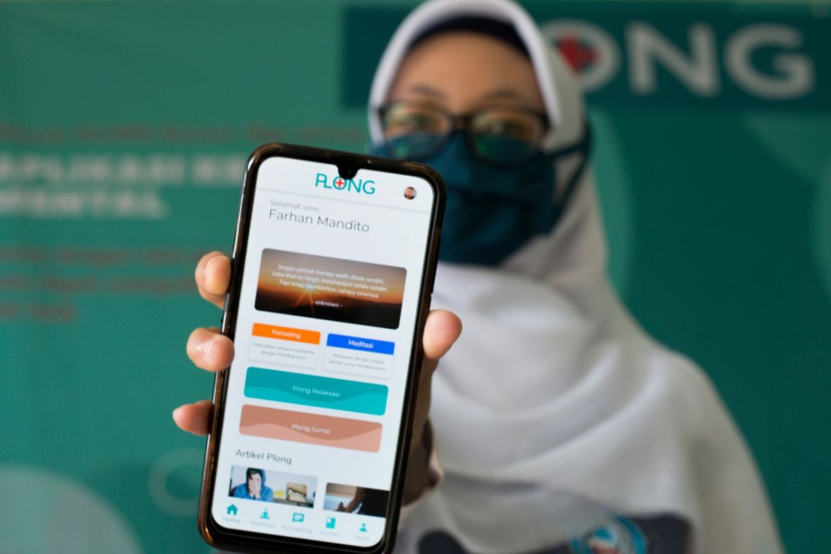 Pelajar SMAN 1 Bandung Barat ciptakan aplikasi 'Plong'  anti depresi
