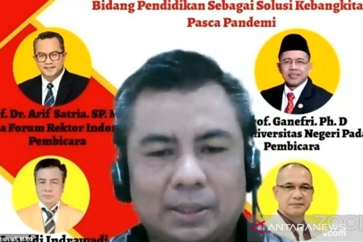 UNP umumkan pemenang lomba GNRM 2020 yang dikemas dalam webinar Nasional