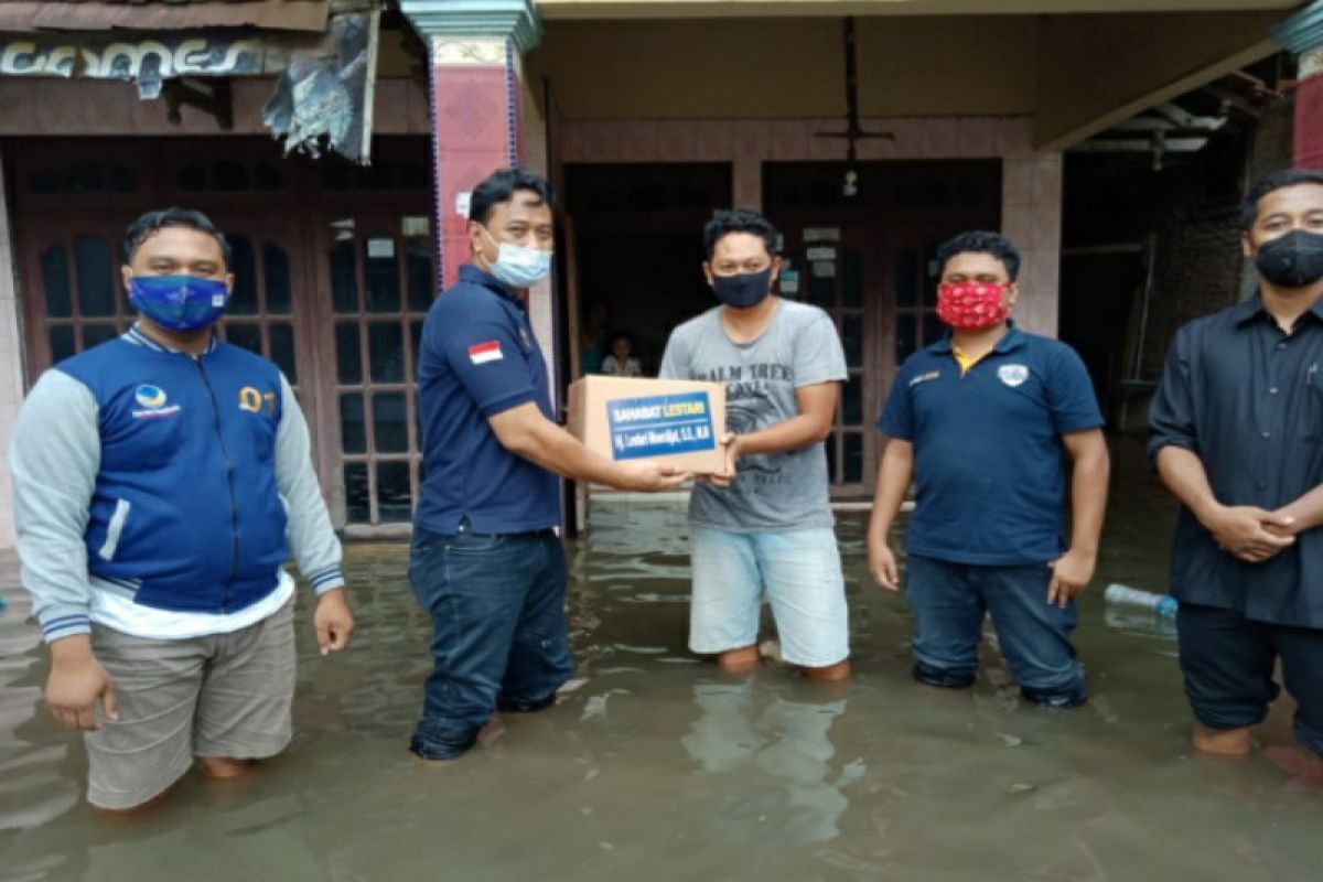 Sahabat Lestari bagikan sembako bagi korban banjir Welahan, Jepara