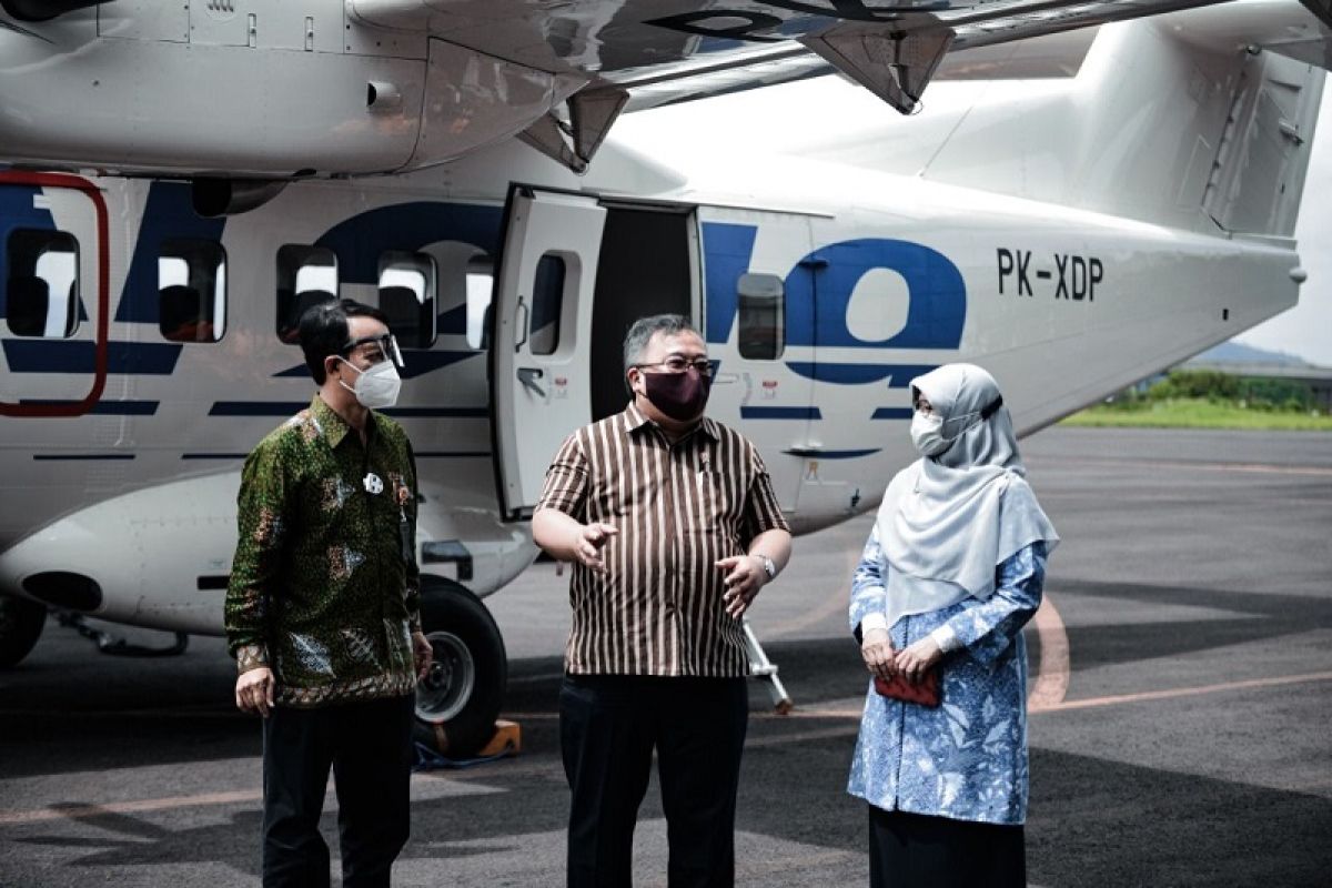Menristek Bambang Brodjonegoro apresiasi pengembangan dan proses sertifikasi Pesawat N219